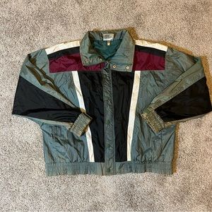 VINTAGE GIVENCHY ACTIVEWEAR ‘Olive’ TRACK JACKET SIZE MEN’S XL